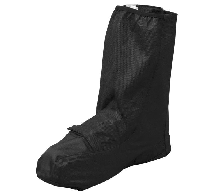 Frogg Toggs Black Adjustable Polyurethane Nylon Waterproof Feet Shoe Covers