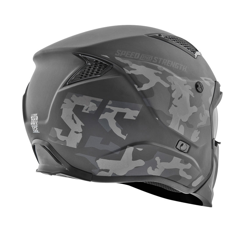 Speed & Strength SS2400 Call To Arms Open Face Motorcycle Helmet