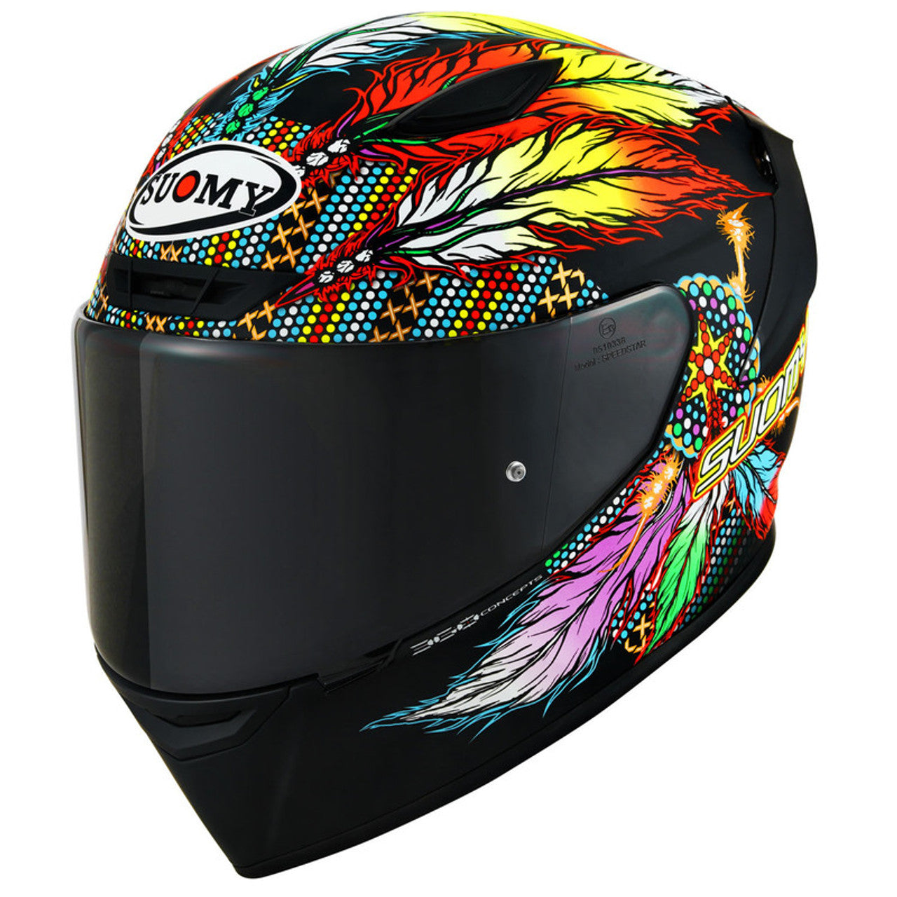 chieftain motorcycle helmet Suomy Track-1 Chieftain Black Helmet size 2X-Large