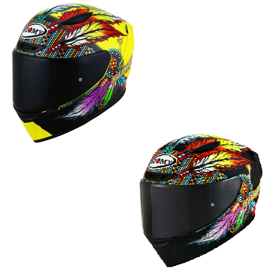 chieftain motorcycle helmet Flare Windshield for Indian 2025-2026 & Roadmaster PowerPlus 9" / Dark Smoke Cornering aerodynamics performance AIR VENTS Suomy Track-1 Chieftain Full Face