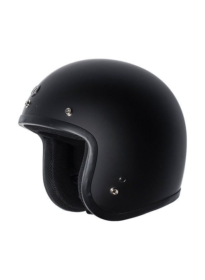 Torc T-50 Classic Black 3/4 Face Retro Motorcycle Helmet