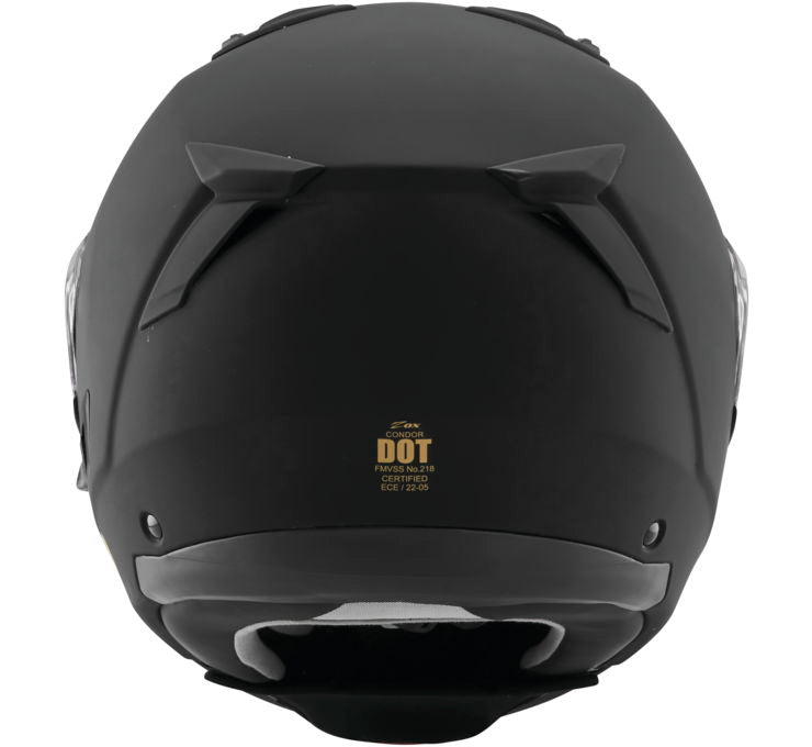 Zox Condor SVS Black Double Faceshield Modular Snowmobile Helmet (2 Colors)