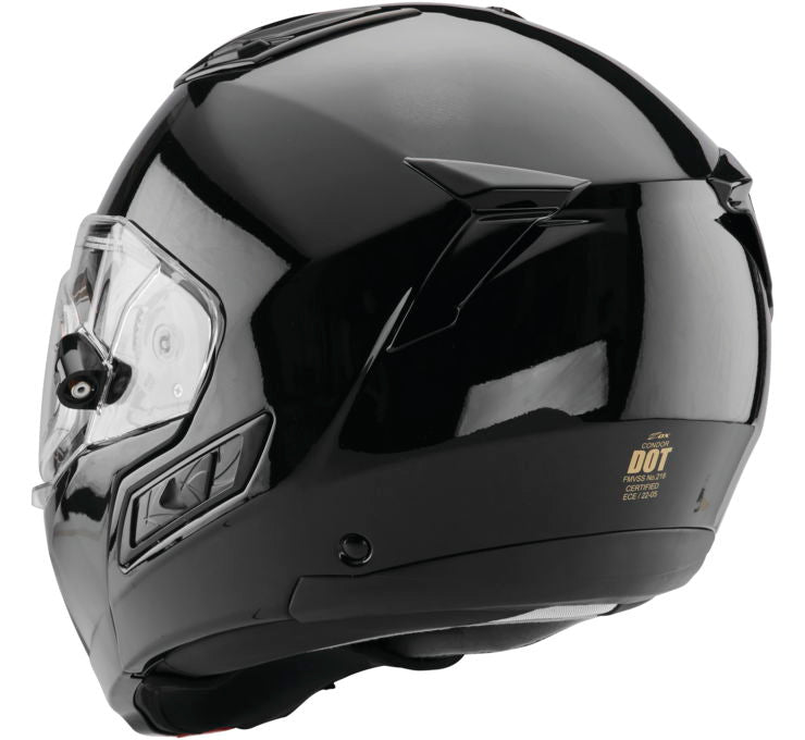 Zox Condor SVS Black Electric Faceshield Modular Snowmobile Helmet (2 Colors)
