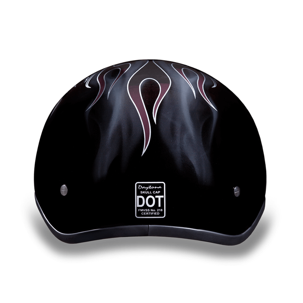 Daytona Skull Cap Cross Bones Half Helmet