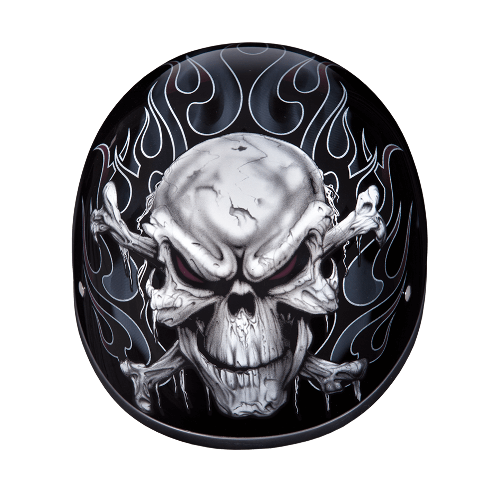 black and white skull motorcycle helmet painted Death Mask Skeleton 3D Custom Airbrush Helmet The Daytona Skull Cap Helmet Pistons S is a slim line helmet that meets and exceeds D.O.T Youth Kids Dirt Bike Helmet