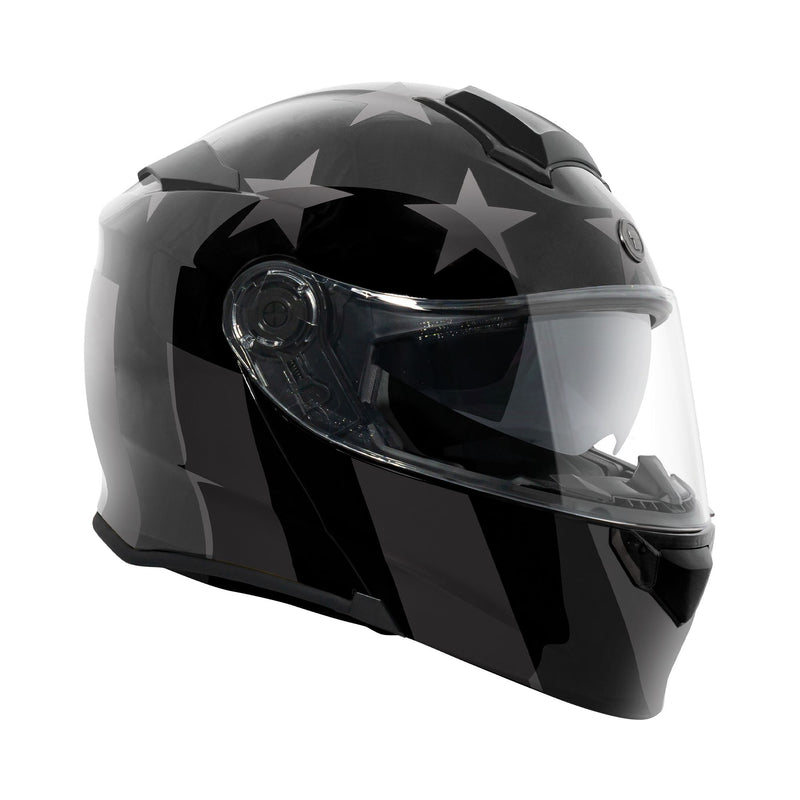 TORC T-28B Darkstar Bluetooth Modular Motorcycle Helmet