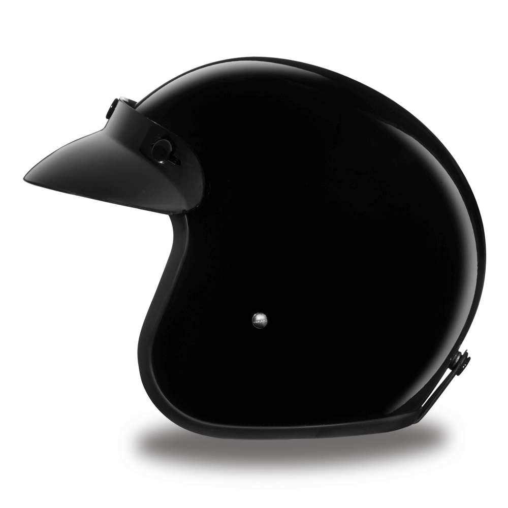 2xs motorcycle helmets D.O.T. Daytona Cruiser- Hi-Gloss Black S