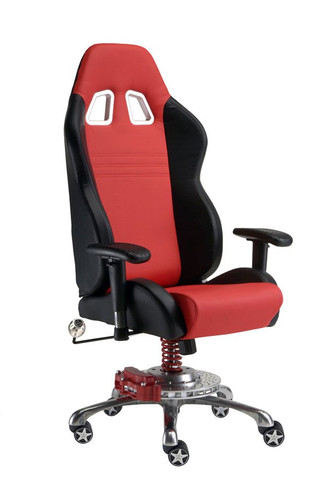 Pitstop Furniture GT High Back Automotive Themed Office Chair
