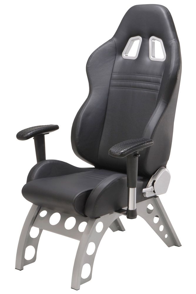 Pitstop Furniture GT Receiver High Back Automotive Themed Office Chair