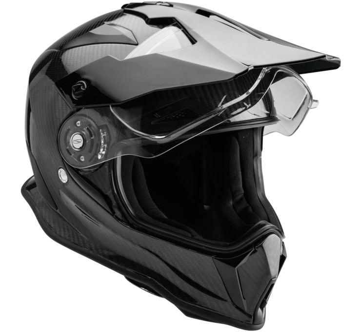 Firstgear Hyperion Carbon Black Dual Sport Motorcycle Helmet