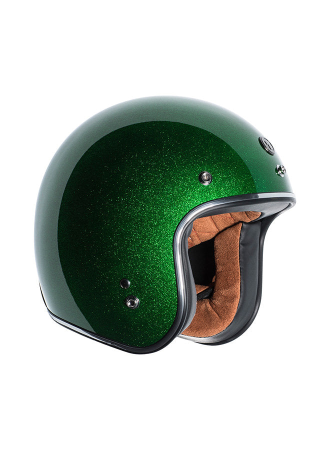 Torc T-50 Mega Flake 3/4 Face Retro Motorcycle Helmet