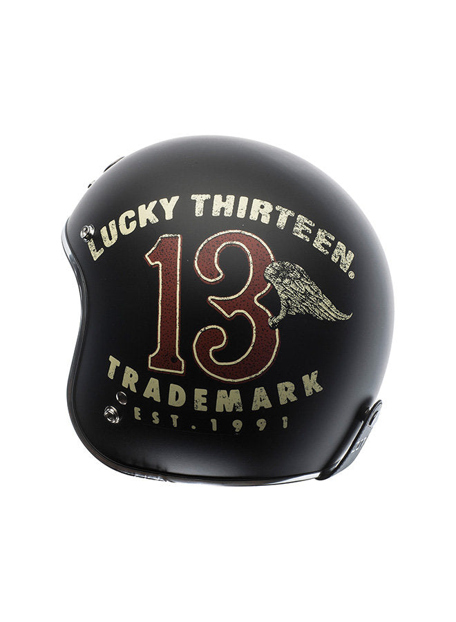 Torc T-50 Lucky 13 3/4 Face Retro Motorcycle Helmet