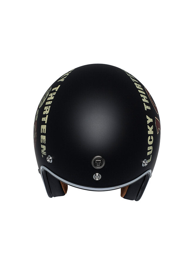 Torc T-50 Lucky 13 3/4 Face Retro Motorcycle Helmet