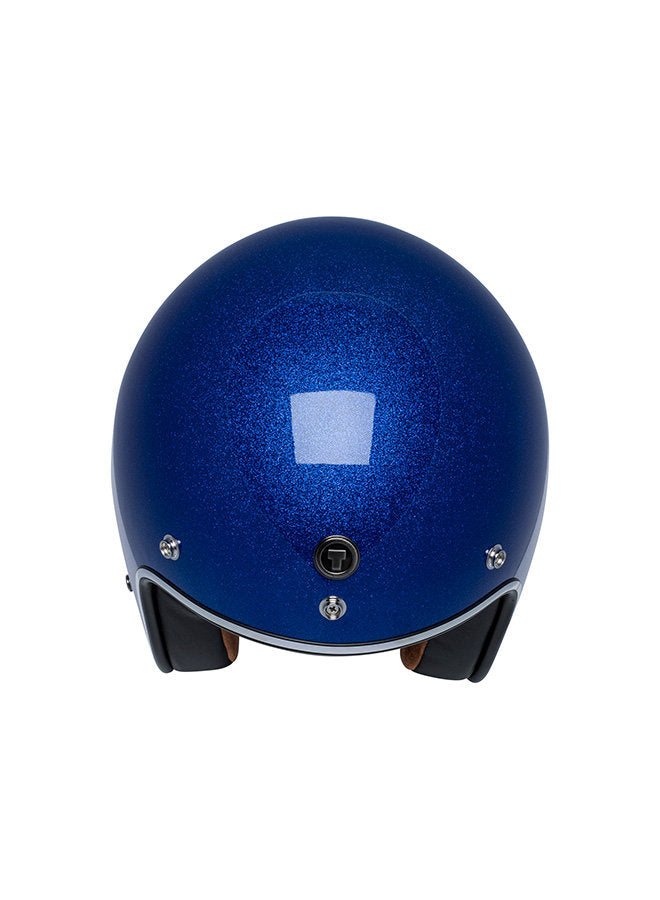 blue flake motorcycle helmets Torc T-50 Mega Flake 3/4 Face Retro Motorcycle Helmet