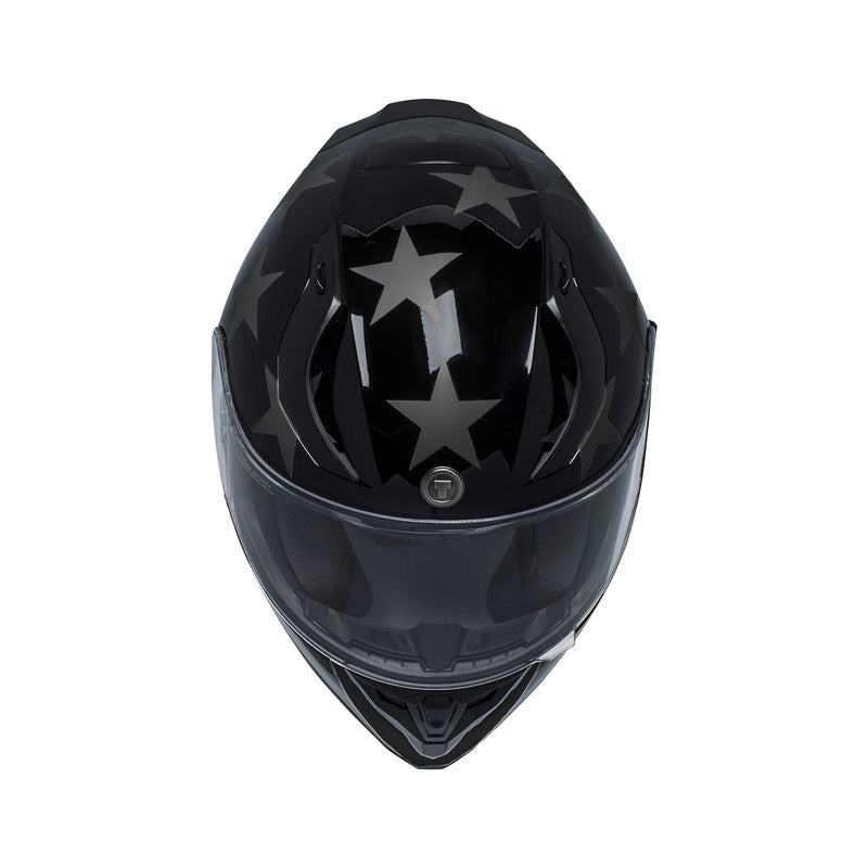 TORC T-15 Midnight Rider Full Face Street Motorcycle Helmet