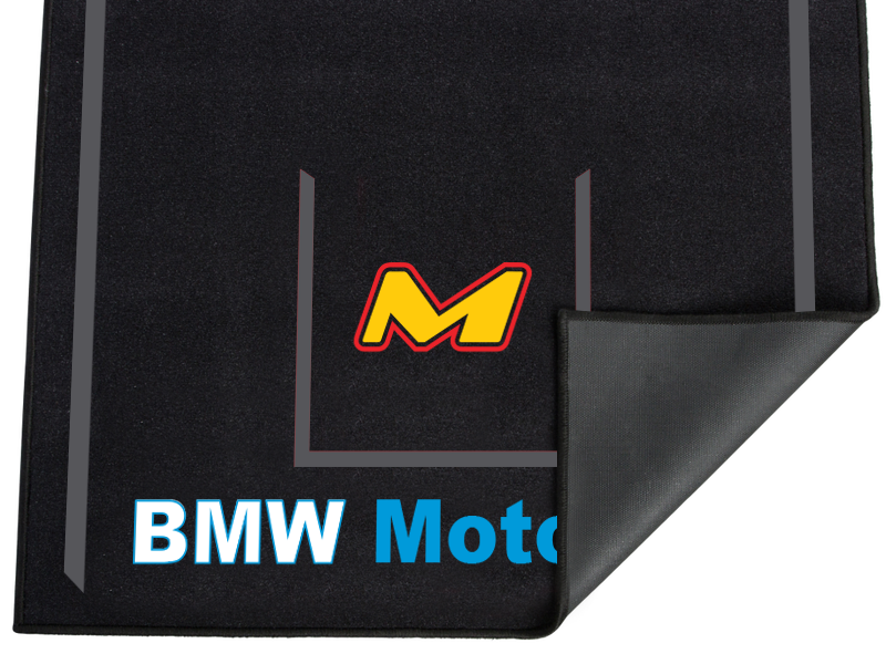 Moto-D BMW Large Motorcycle Garage and Track Floor Mat 