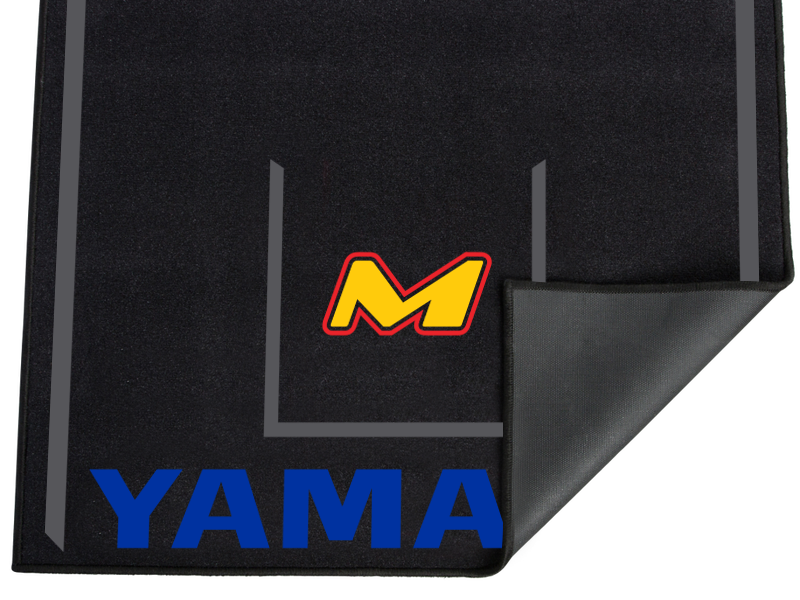 Moto-D Yamaha Large Motorcycle Garage and Track Floor Mat 