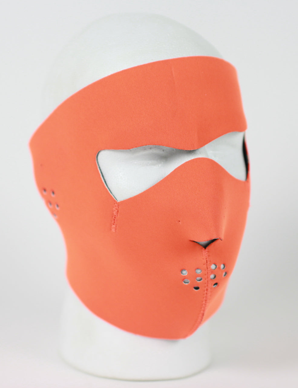 Safety Orange Protective Neoprene Full Face Ski Mask