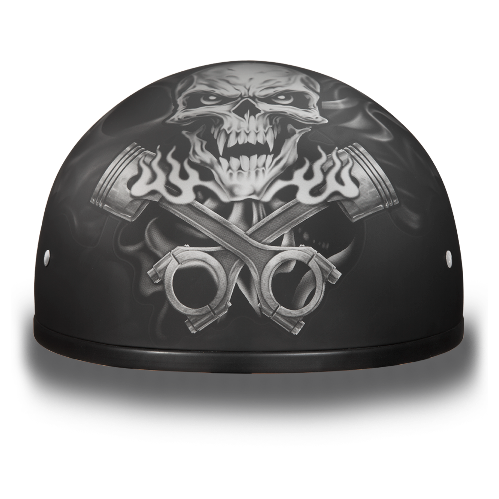2xs motorcycle helmets VISOR SMALL N70-2X DARK SMOKE allowing for optimal visibility and protection against the elements Daytona Pistons Skull Cap Half
