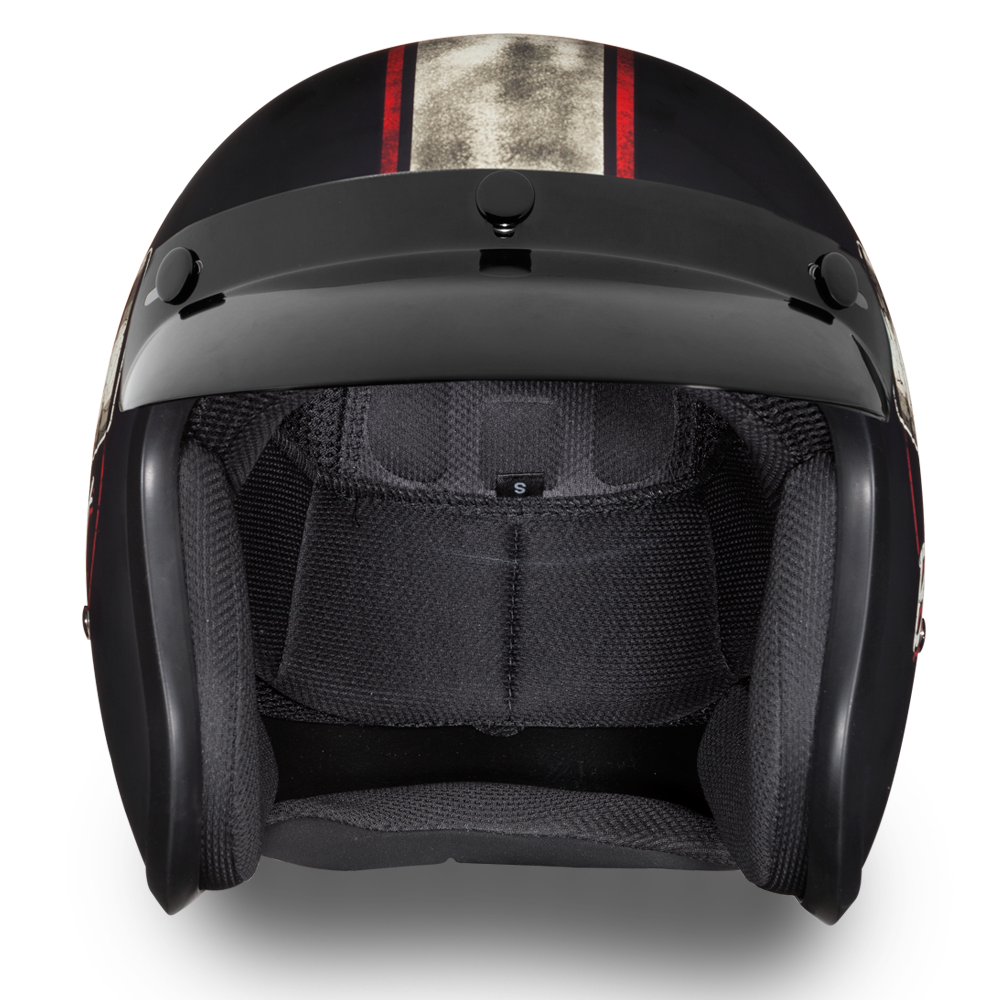 Daytona Cruiser Built For Speed Open Face Motorcycle Helmet (XS - 2XL)