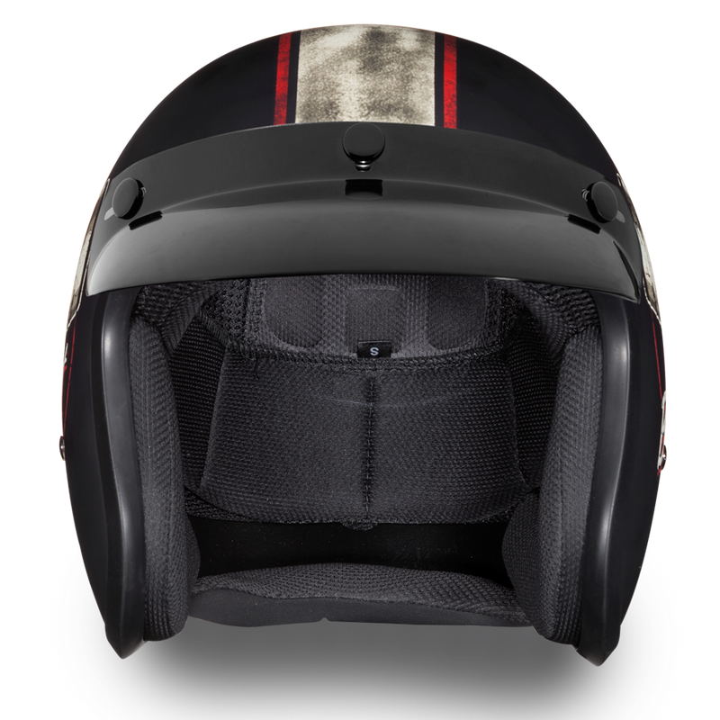 Daytona Cruiser Built For Speed Open Face Motorcycle Helmet (XS - 2XL)