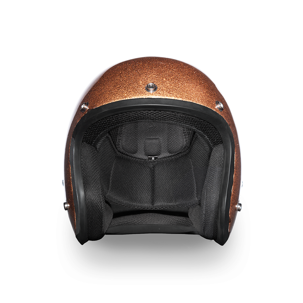 Daytona Cruiser Metal Flake Open Face Motorcycle Helmet (XS - 2XL)