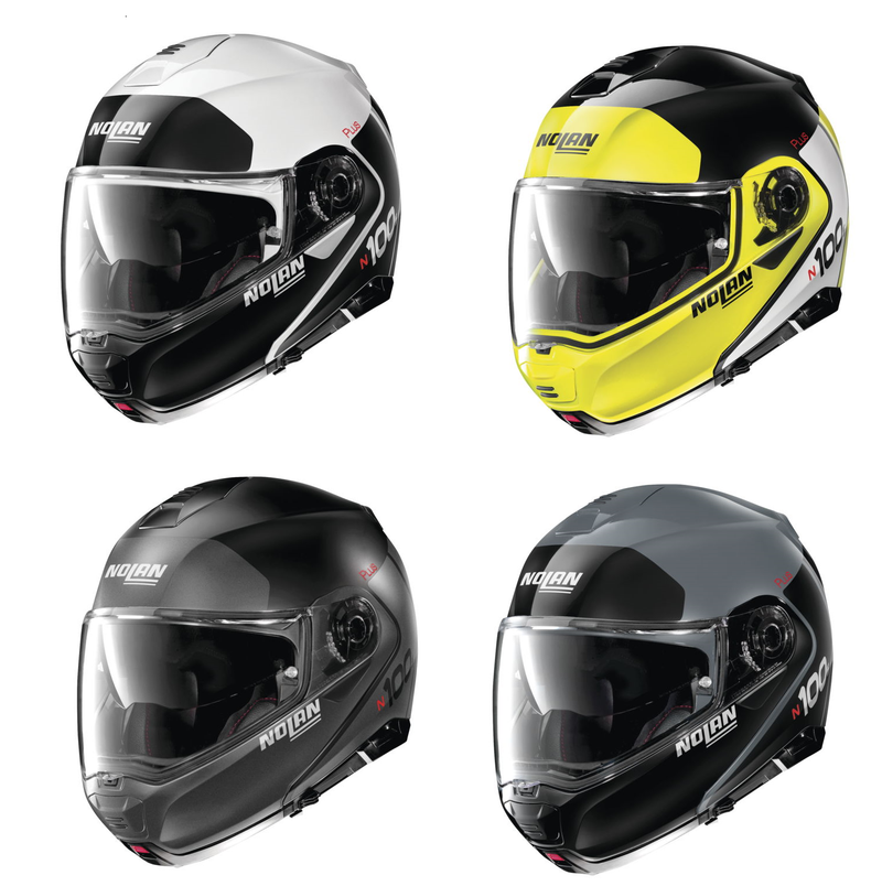 Nolan N100-5 Plus Distinctive Modular Motorcycle Helmet (4 Colors)