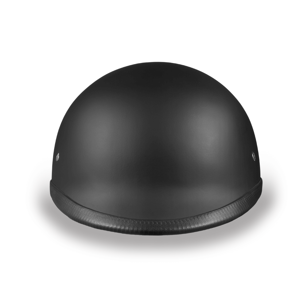 bowler hat motorcycle helmet D.O.T. Hawk- Dull Black L