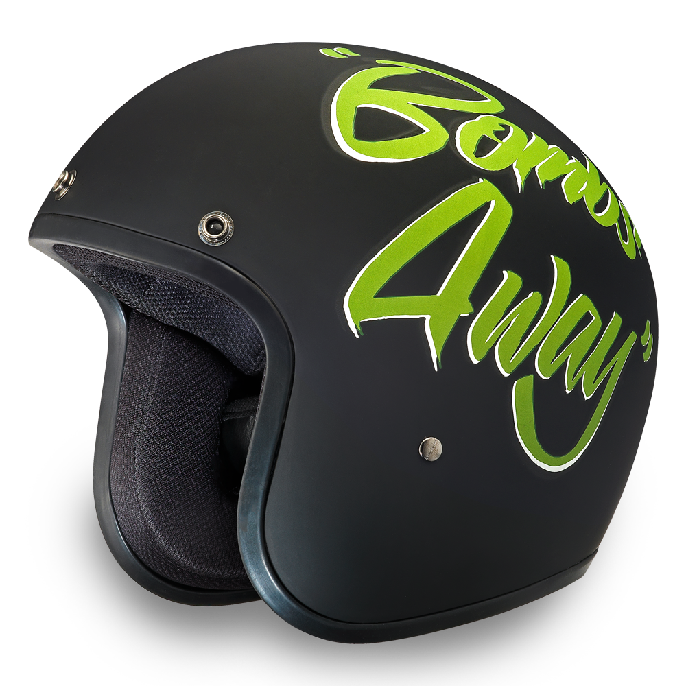 Daytona Cruiser Bombs Away Open Face Motorcycle Helmet (XS - 2XL) [Discontinued]