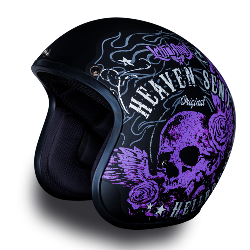 Daytona Cruiser Heaven Sent Open Face Motorcycle Helmet (XS - 2XL) [Discontinued]