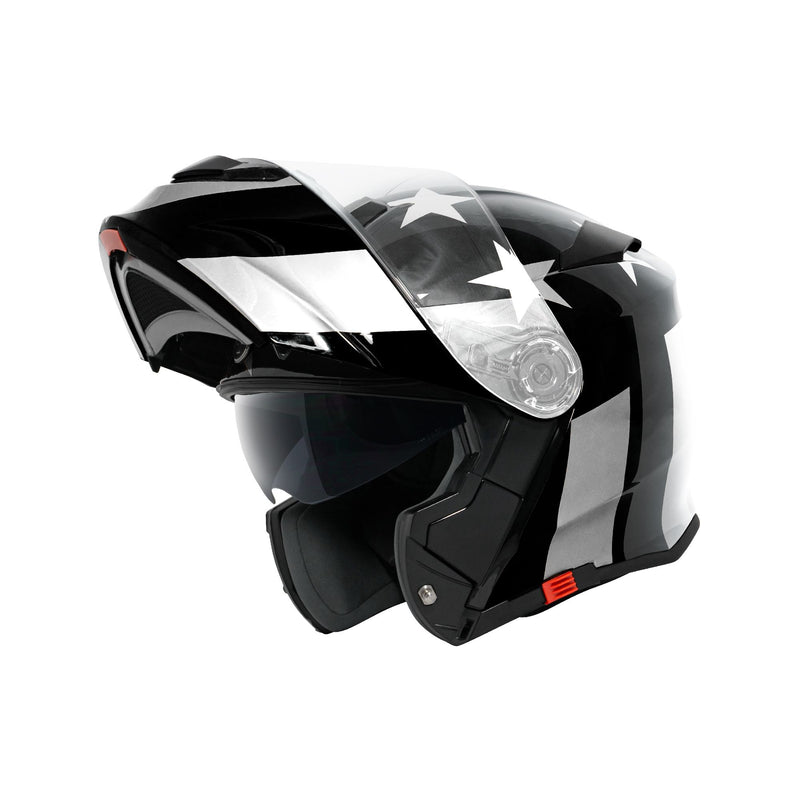 TORC T-28 Silverstar Bluetooth Modular Motorcycle Helmet