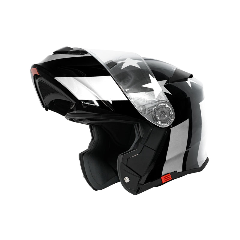 TORC T-28B Silverstar Bluetooth Modular Motorcycle Helmet