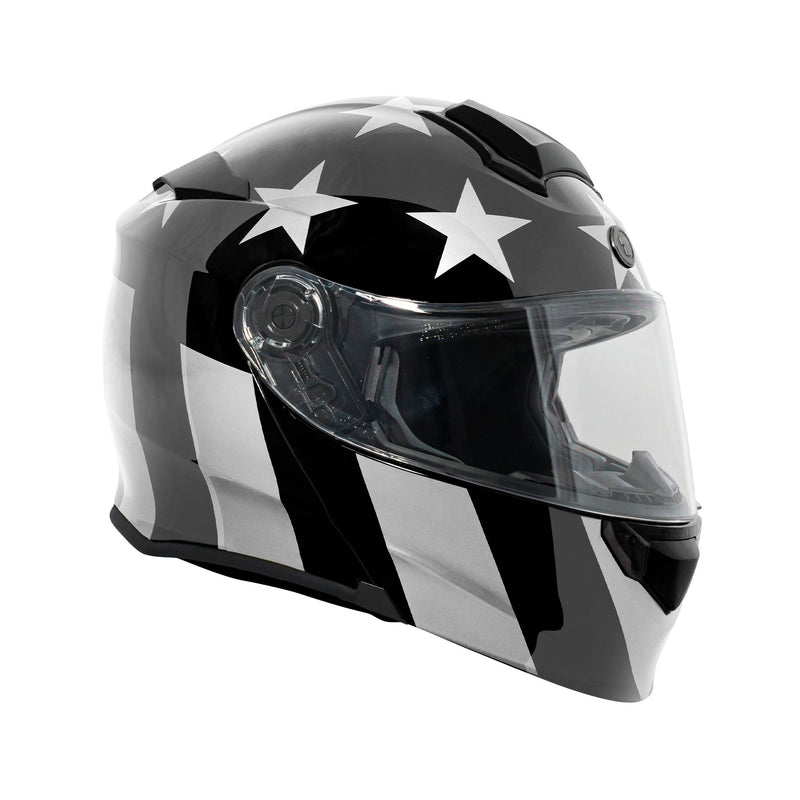 TORC T-28B Silverstar Bluetooth Modular Motorcycle Helmet