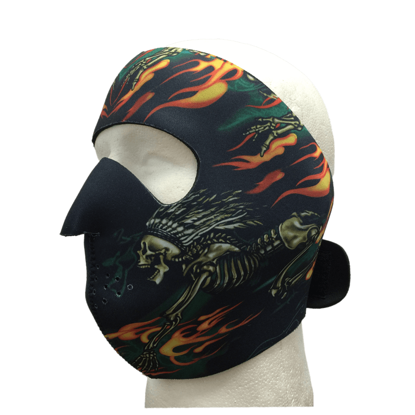 Sioux Indian Protective Neoprene Full Face Ski Mask