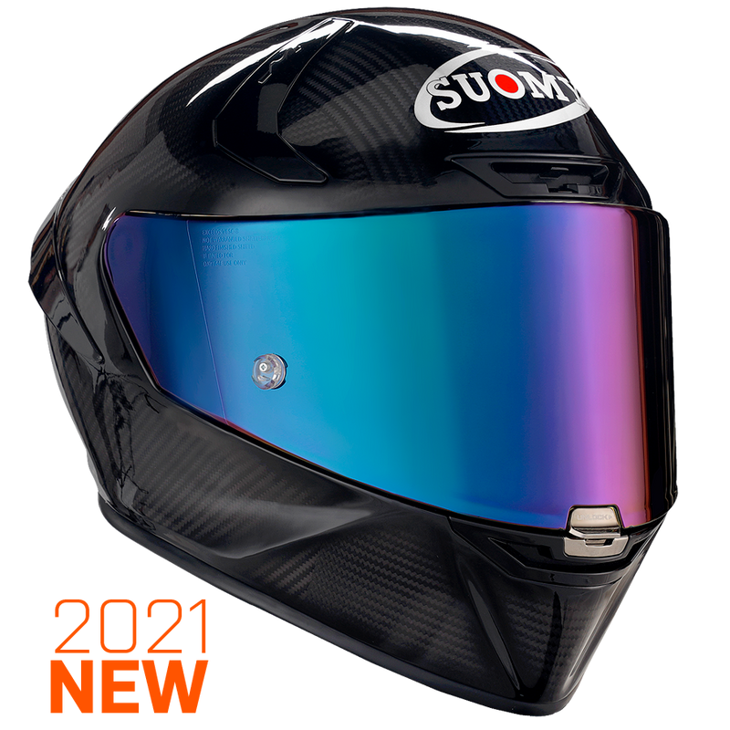 SUOMY SR-GP Carbon Glossy Motorcycle Street Helmet (XS-2XL)