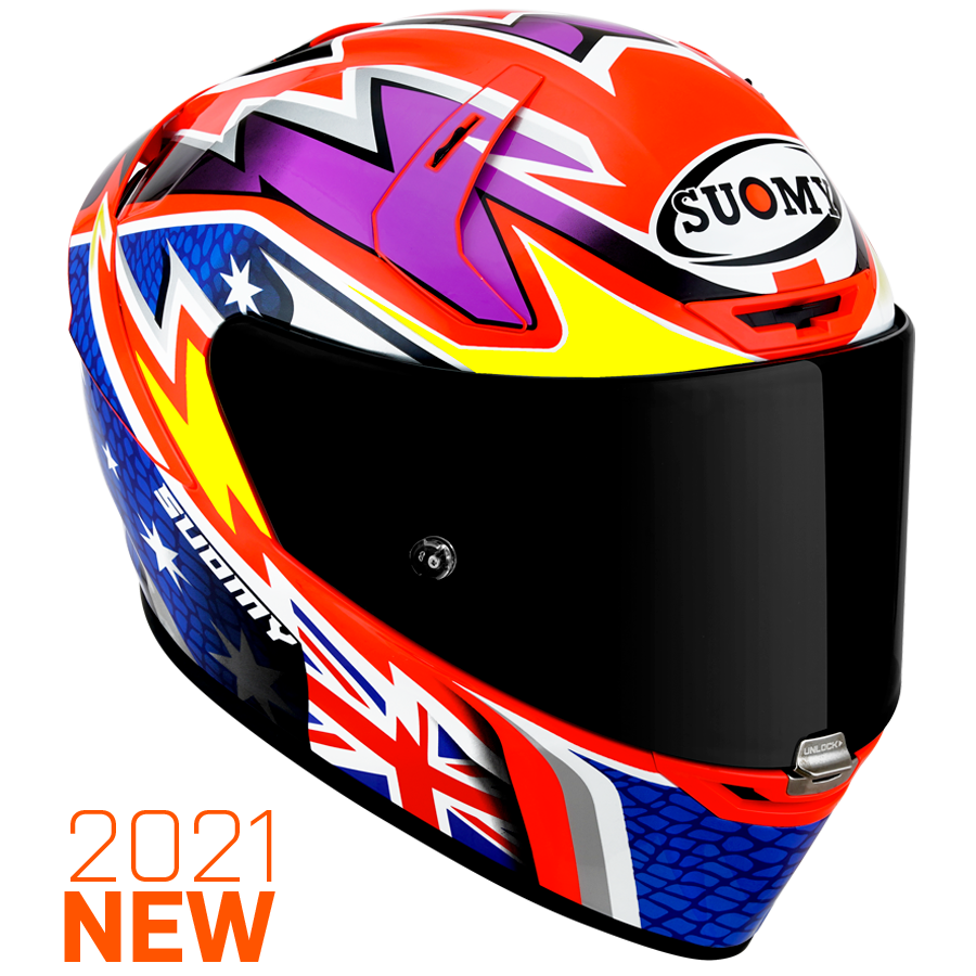 SUOMY SR-GP Top Racer Legacy Motorcycle Helmet (XS-2XL)