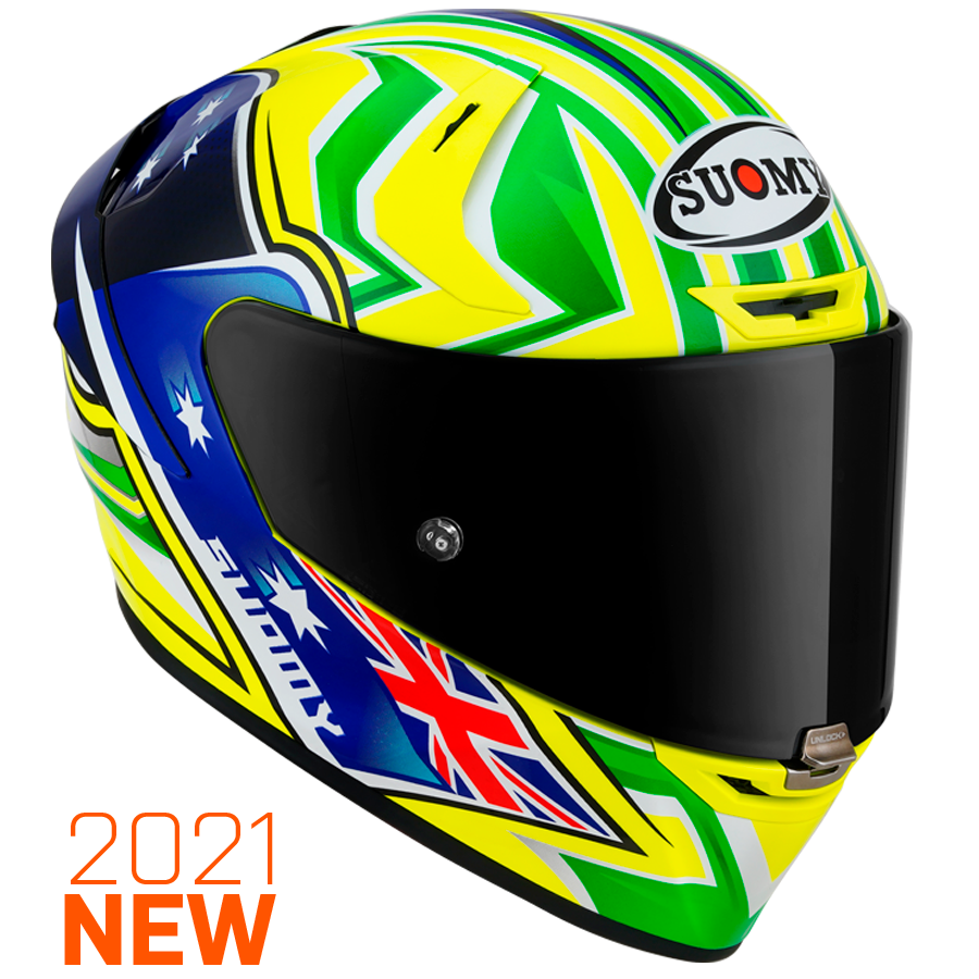 SUOMY SR-GP Top Racer Full Face Motorcycle Helmet (XS-2XL)