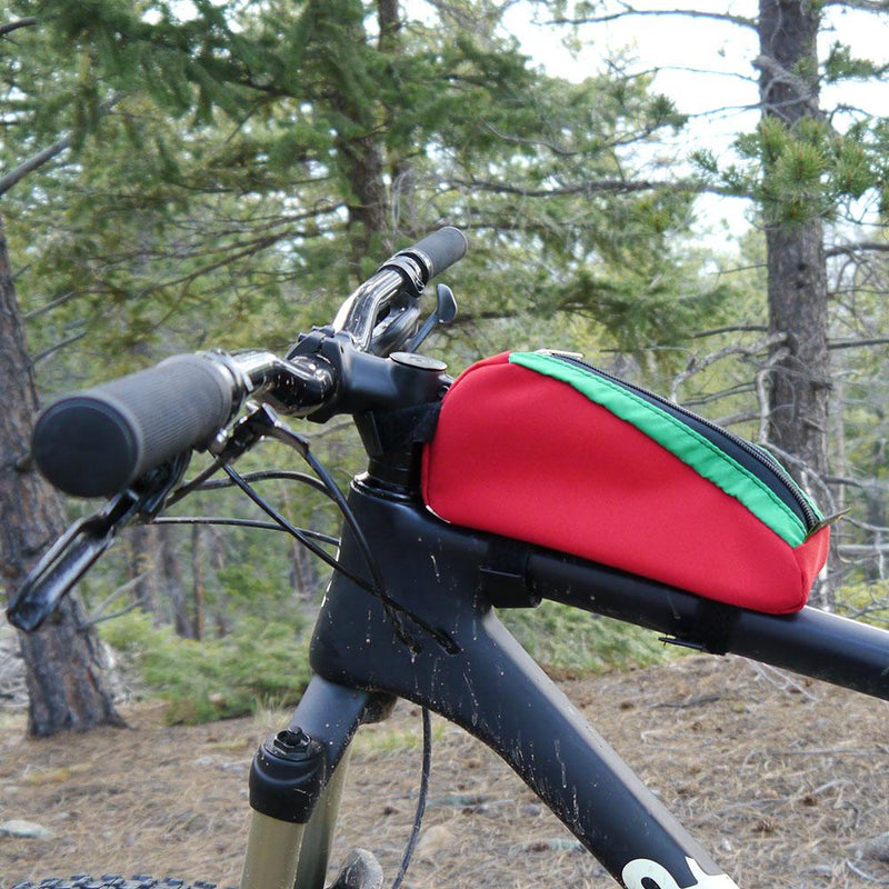 Green Guru Tanker Top Tube Upcycled Materials Bicycle Bag (Three Colors)