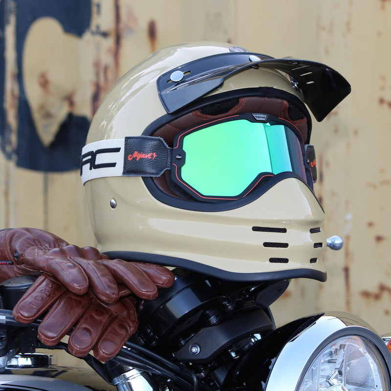 TORC T-28B United Silver Full Face Modular Bluetooth Motorcycle Helmet