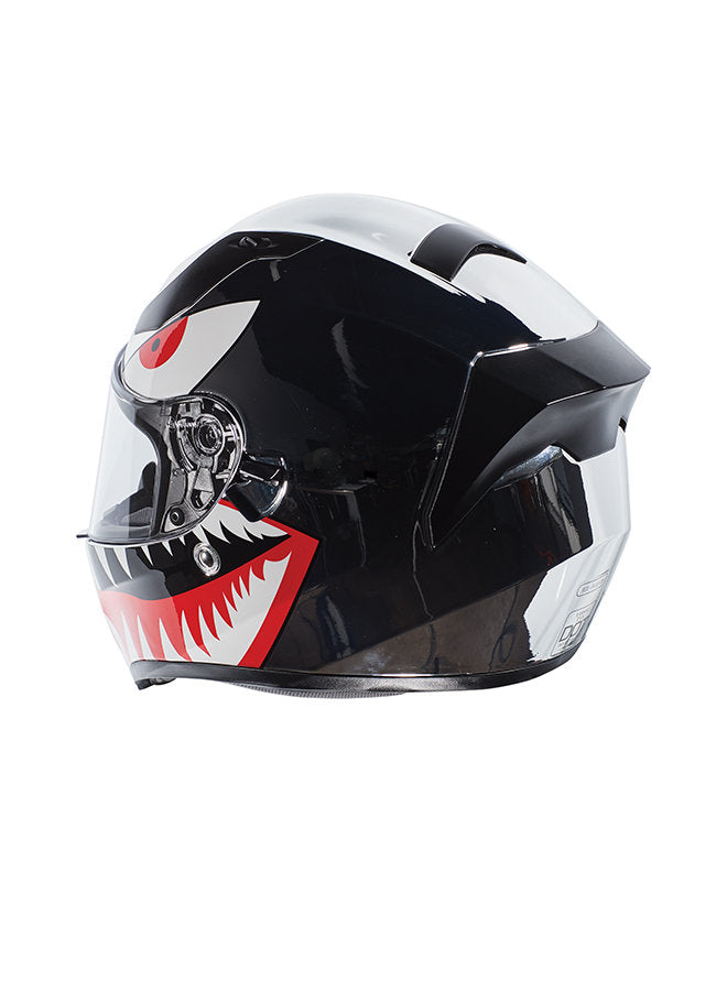 TORC T-15 Chrome Flying Tiger Full Face Street Bluetooth Motorcycle Helmet