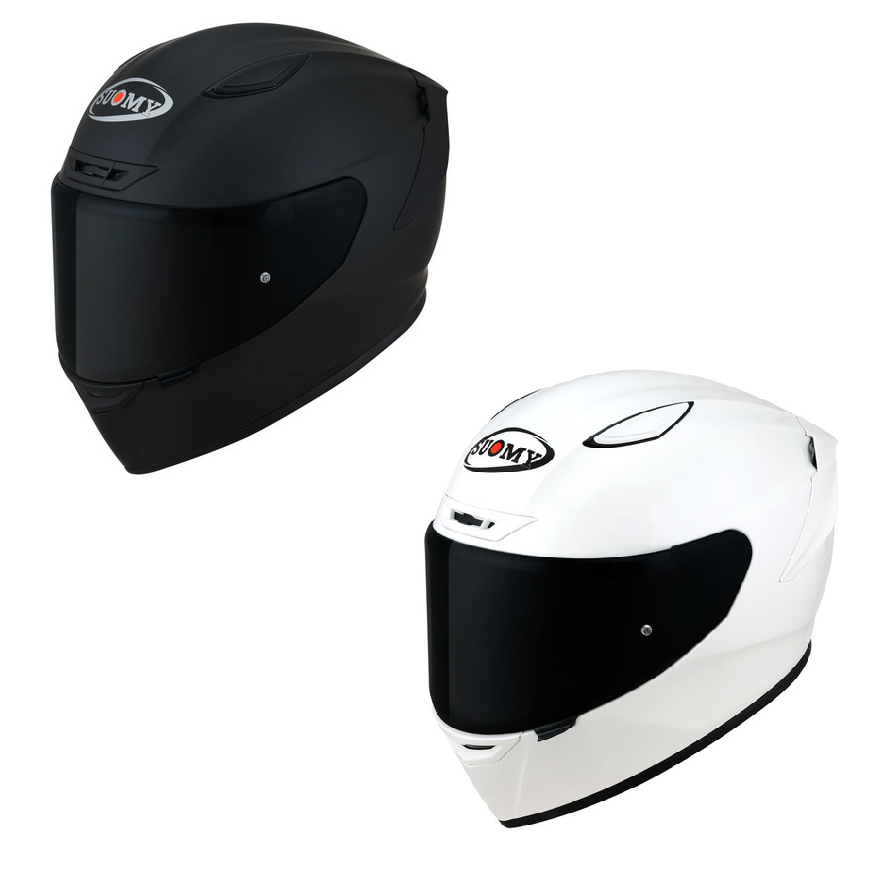 Suomy Track-1 Solid Full Face Motorcycle Helmet (XS - 2XL)