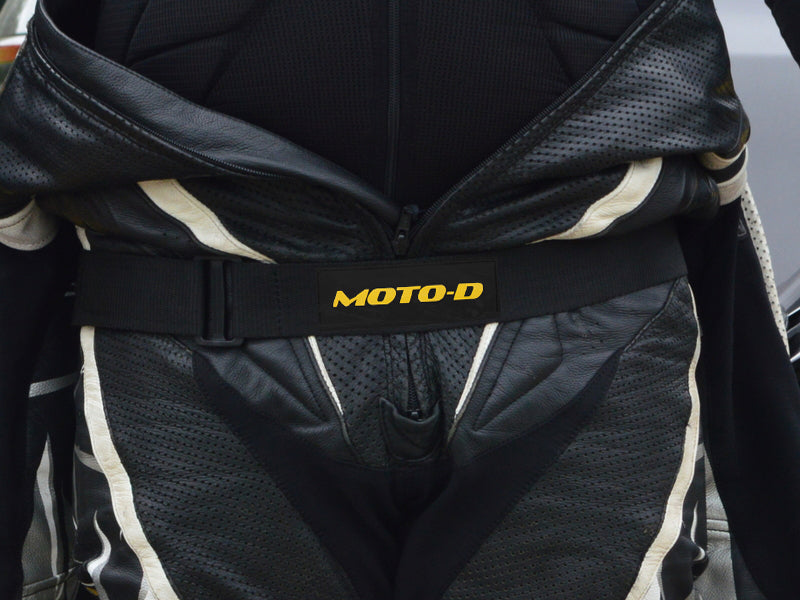 MOTO-D Motorcycle Race Suit Leathers Track Strap Belt