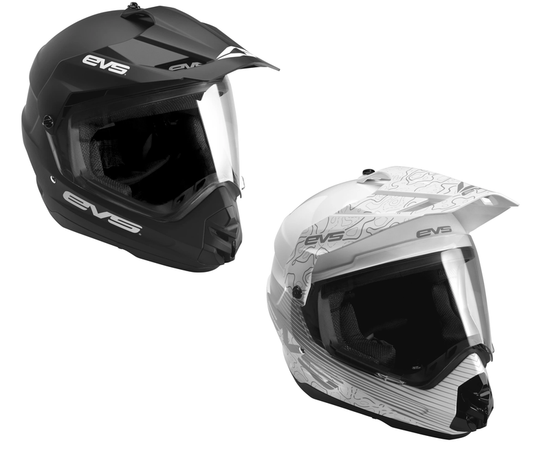 EVS T5 Dual Sport Venture Solid Motorcycle Helmet